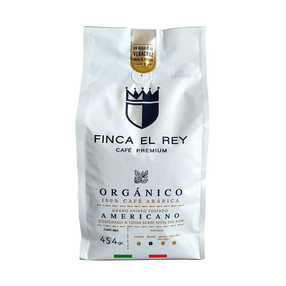 Cafe En Grano Finca Del Rey 454g