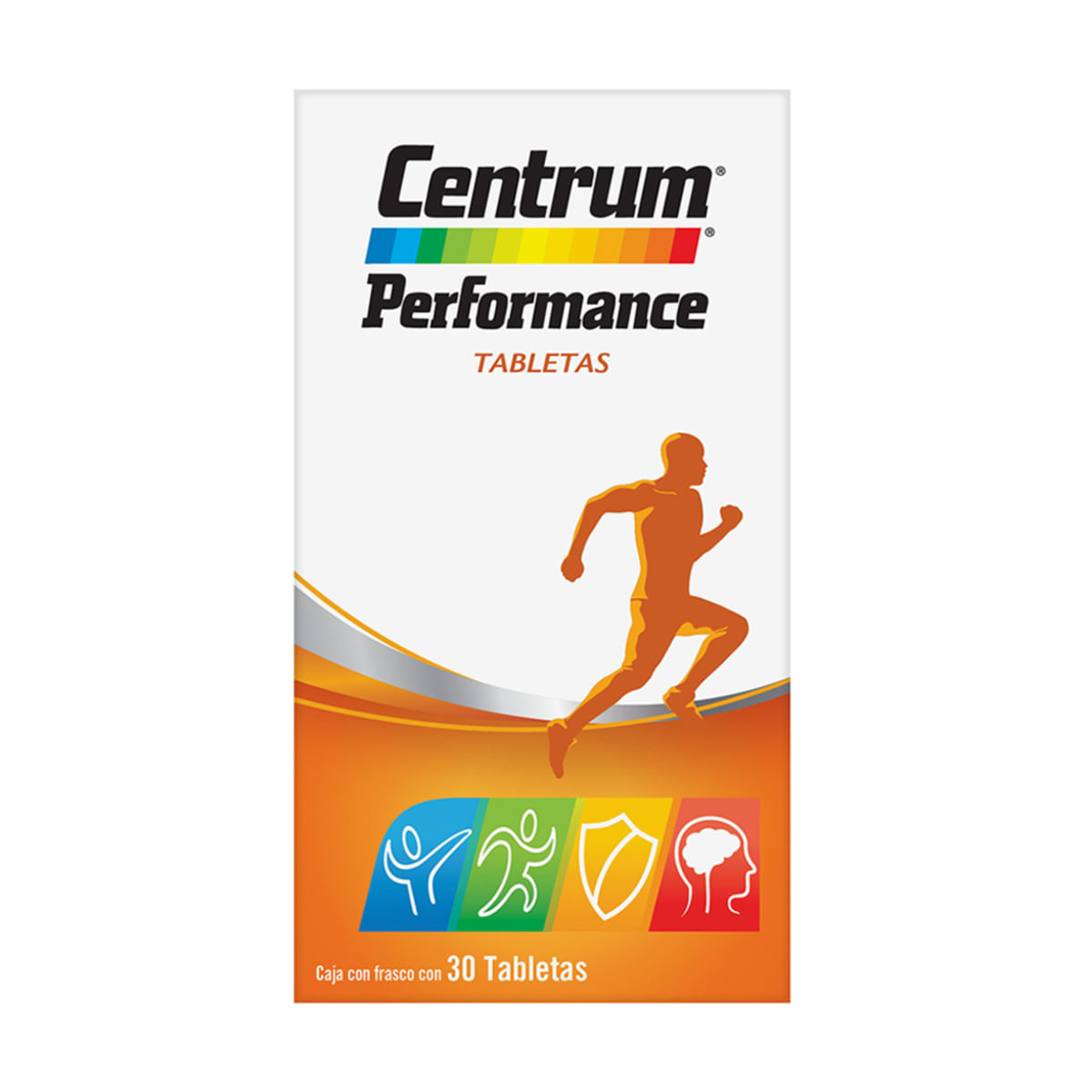 Tabletas Centrum Multivitamínico Performance Frasco con 30 Tabletas