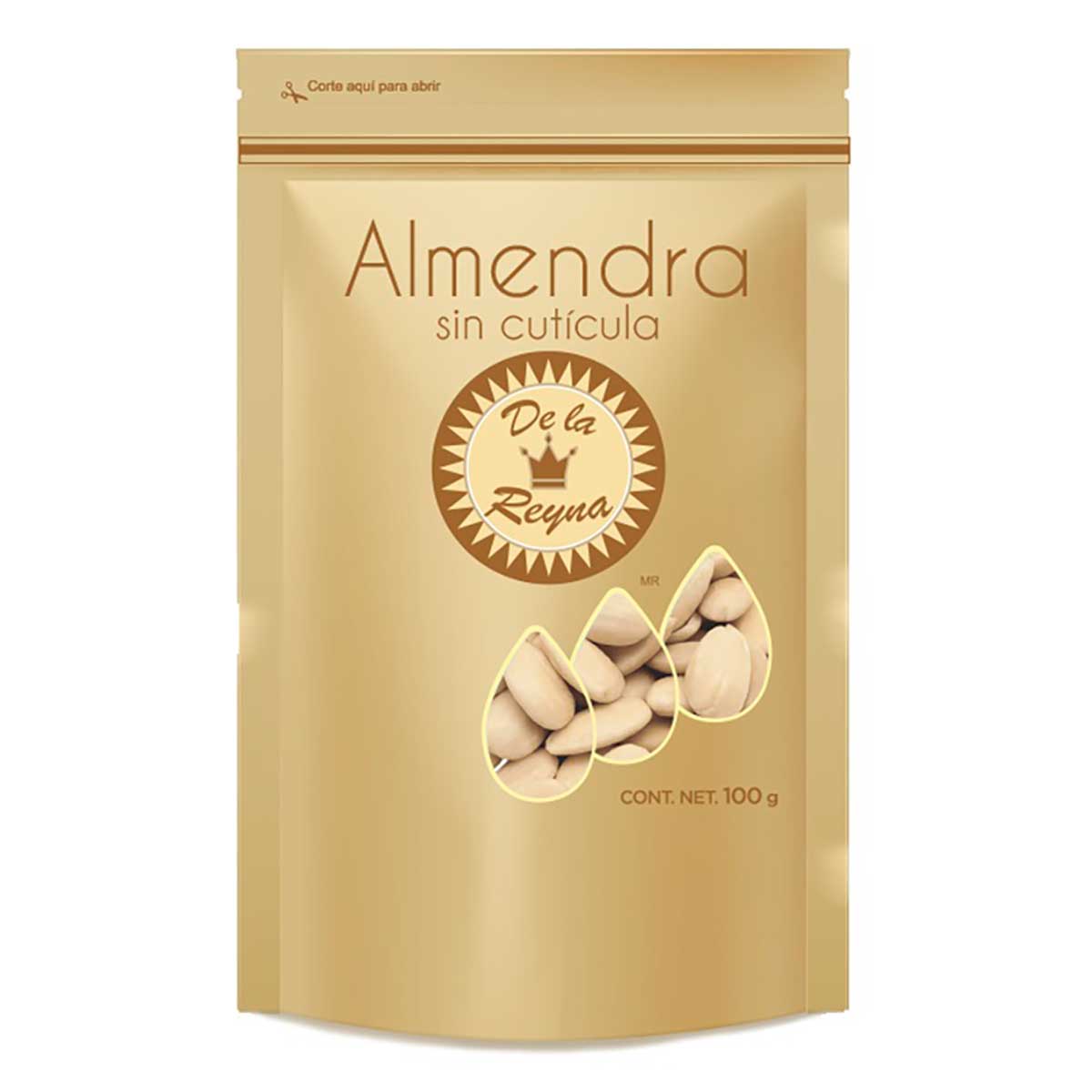 Almendra De La Reyna Sin Cutícula 100g