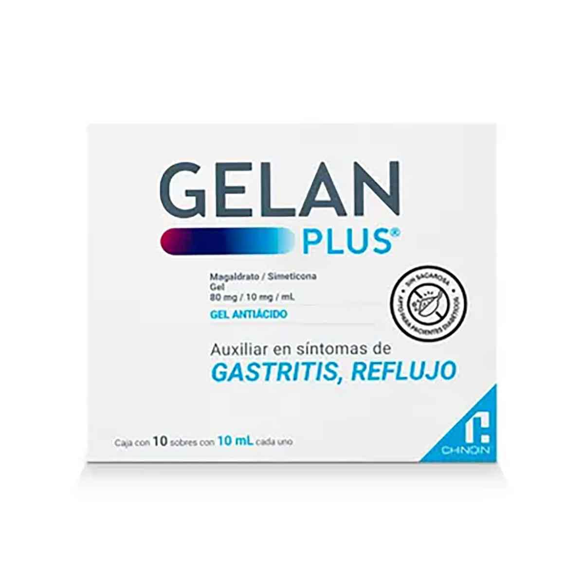 Antiacido Plus GELAN con 10 Piezas