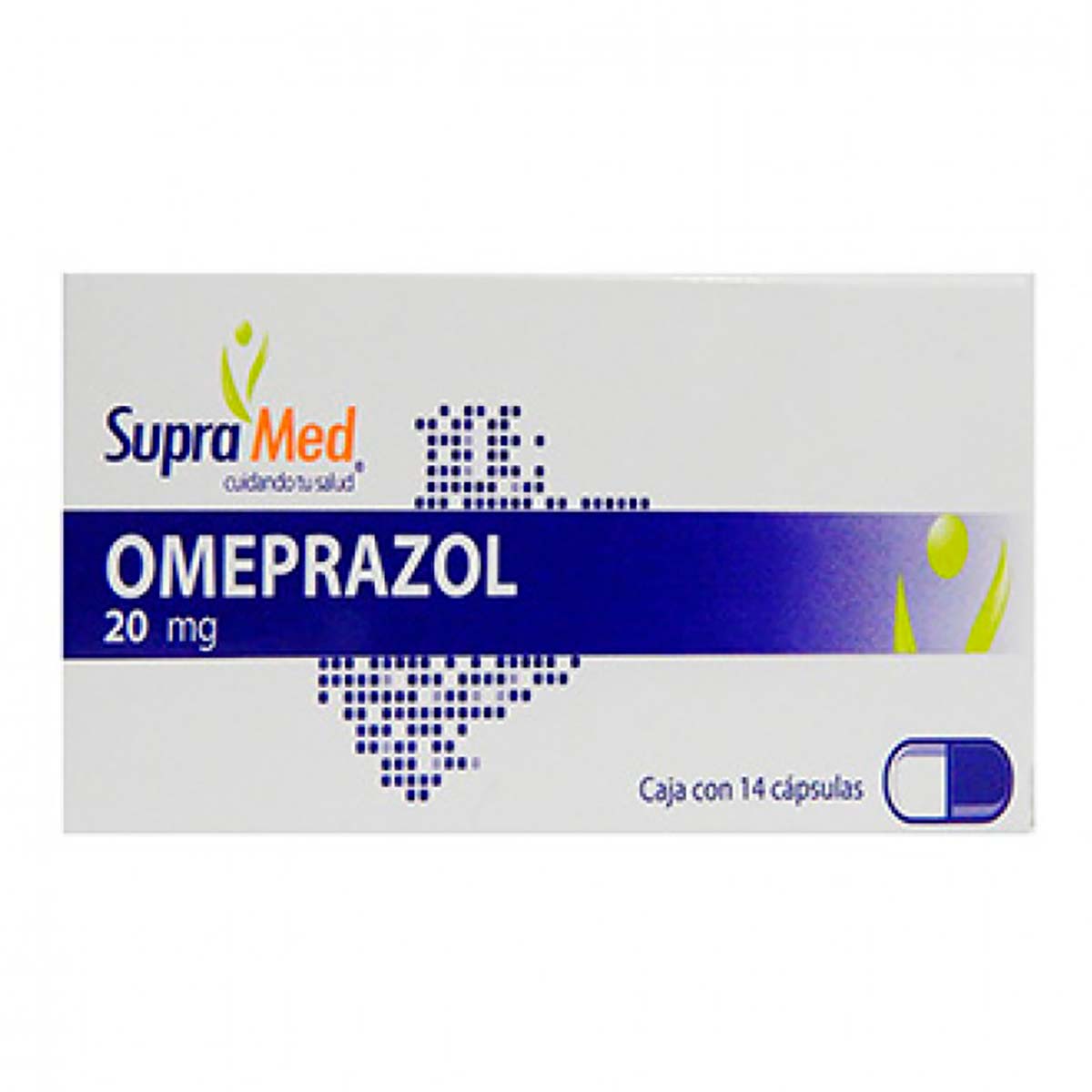 Cápsulas SupraMed Omeprazol 20mg Caja con 14 Cápsulas