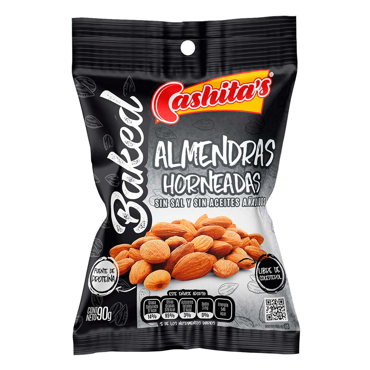 Almendras Cashitas Baked De 90g