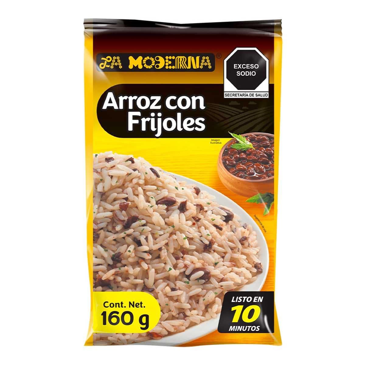 Arroz La Moderna Con Frijoles 160g