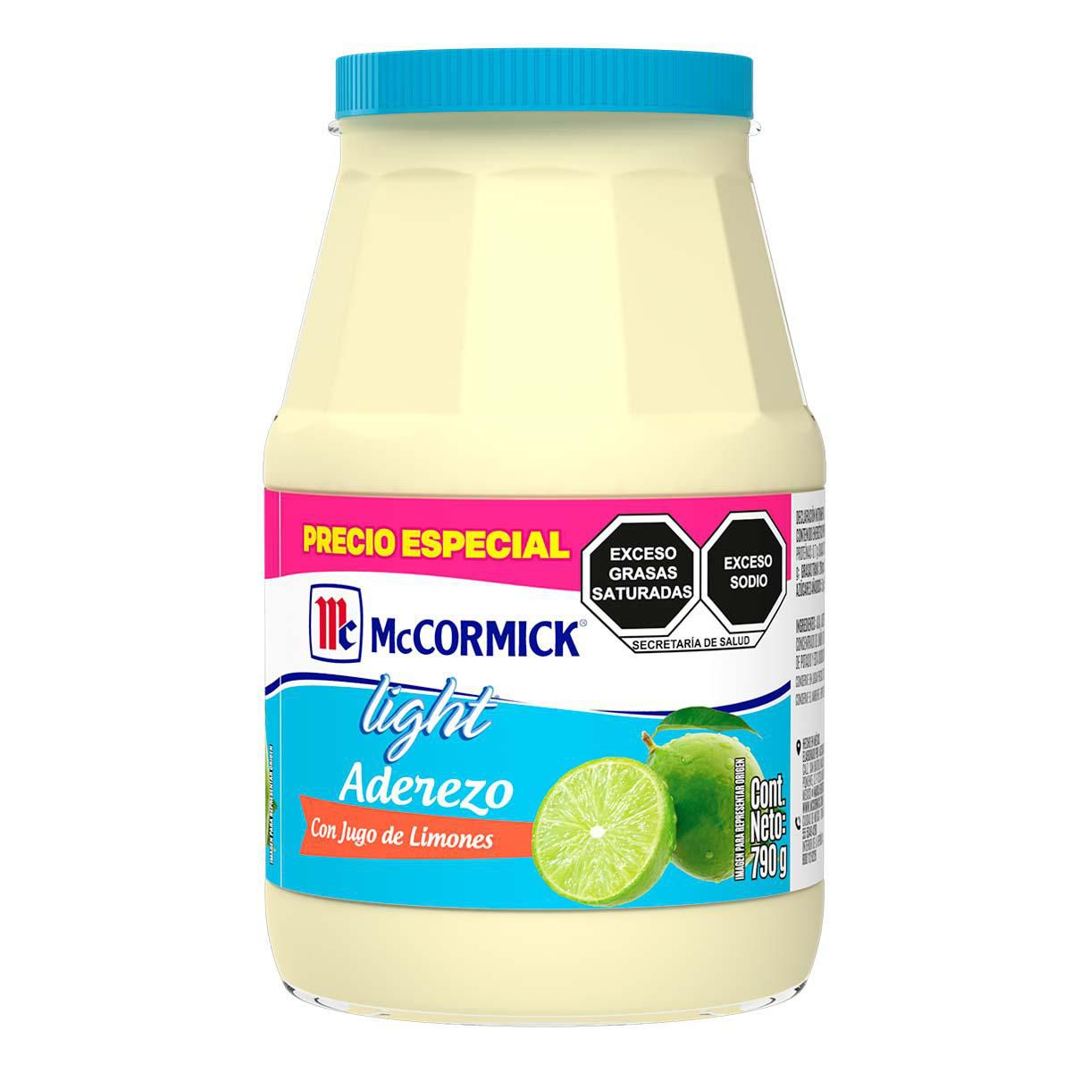 Aderezo De Mayonesa Mccormick Light Con Limón 790g