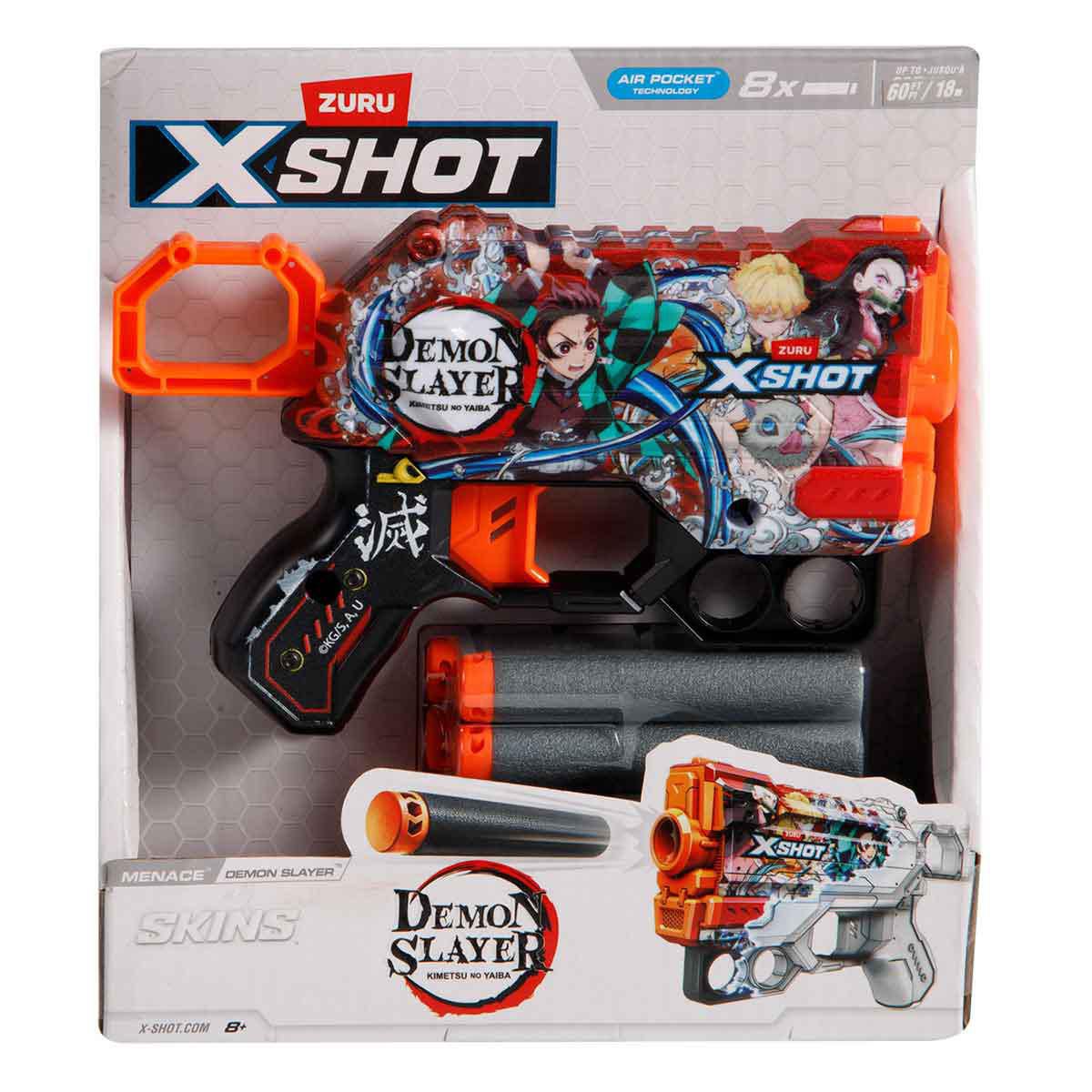 Juguetes Zuru Xshot Skins Menace Demon Slayer