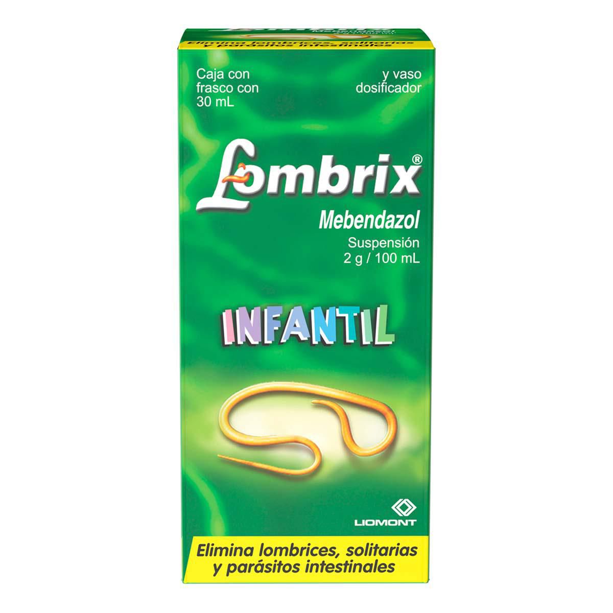 Suspensión Infantil Lombrix Frasco con 30ml