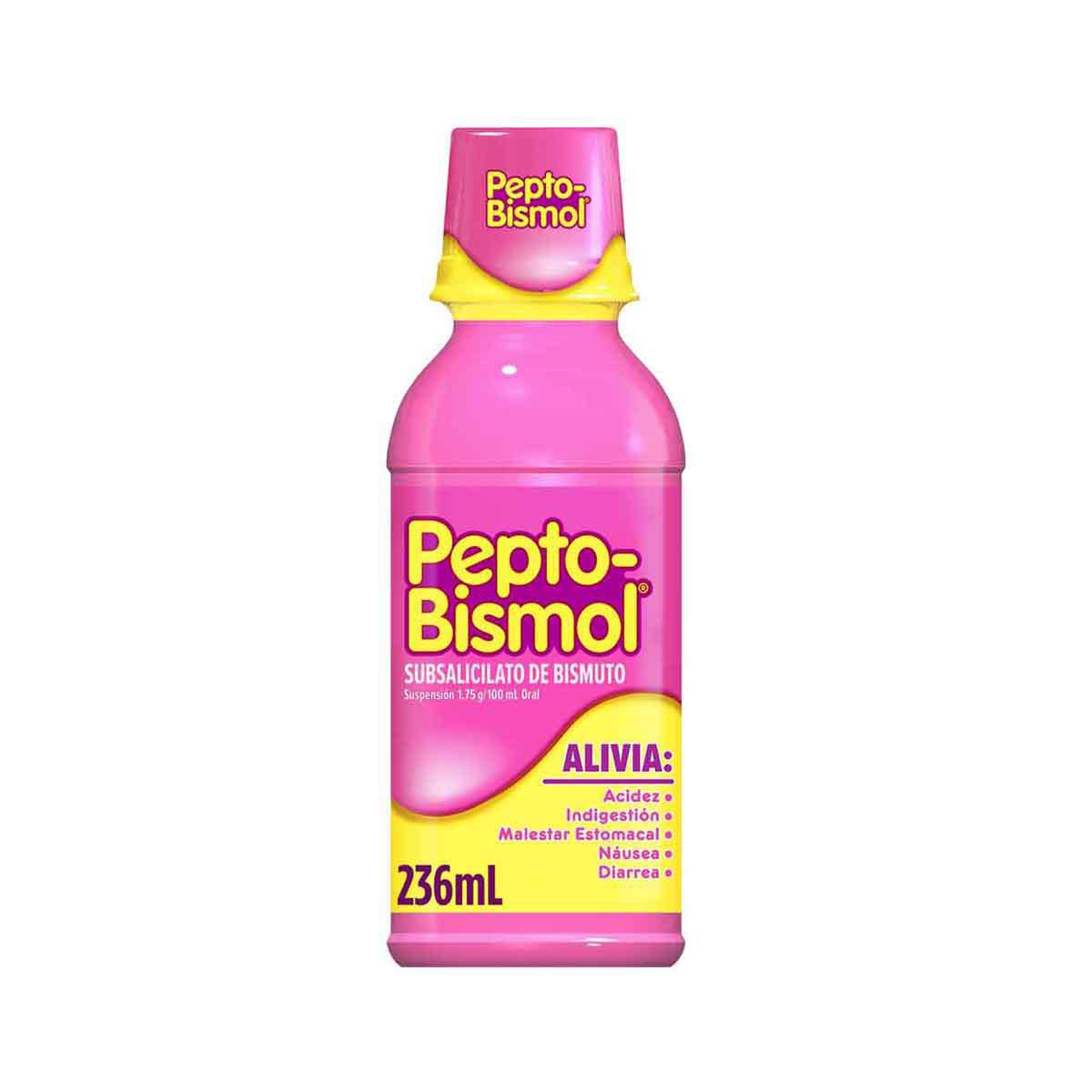 Antiácidos Pepto-Bismol Suspensión Sabor Original 236ml