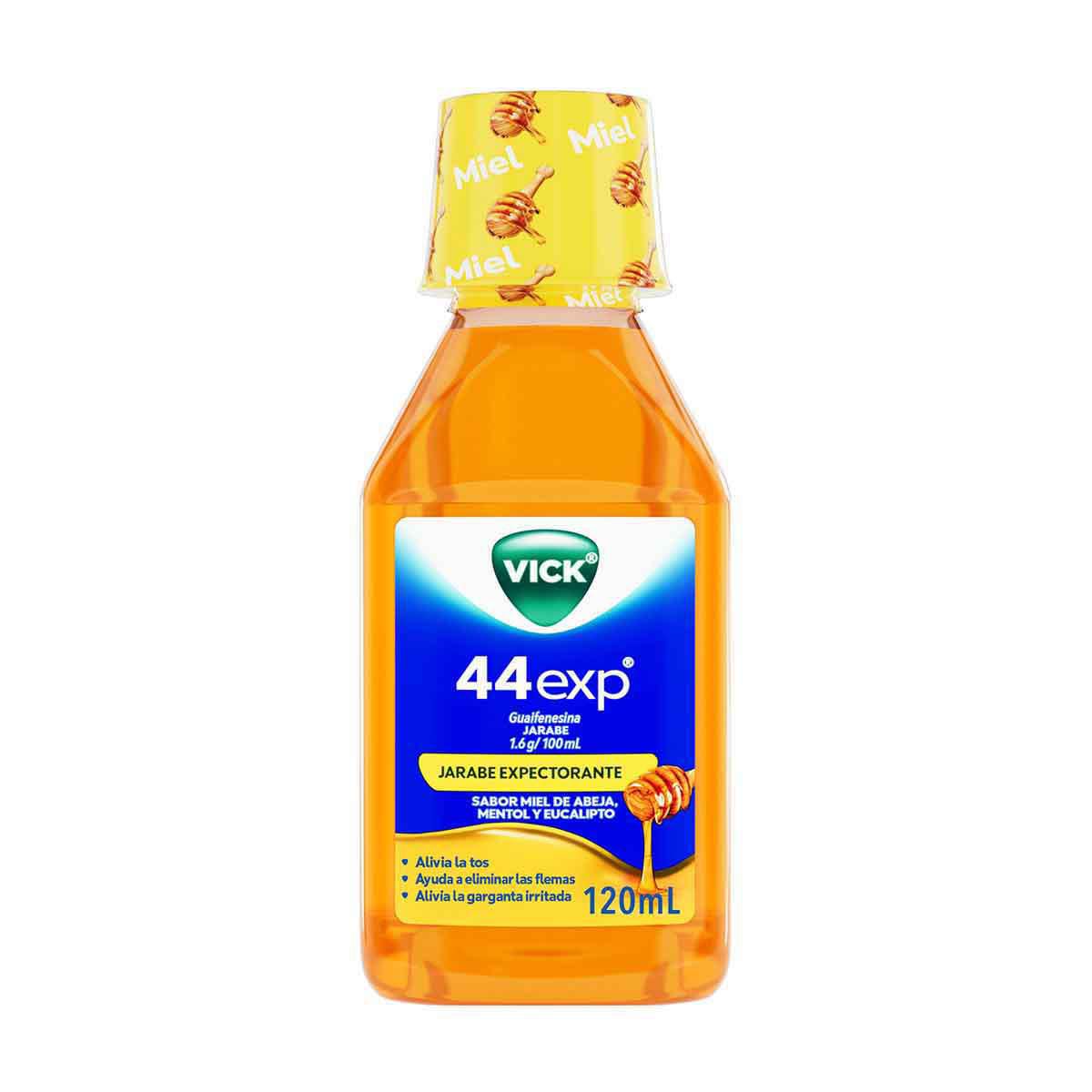 Jarabe Vick 44Exp Miel Alivia la Tos con Flemas 120ml