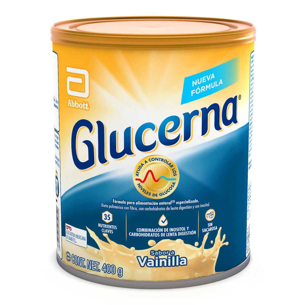 Suplemento Alimenticio Glucerna para Personas con Diabetes Vanilla 400g