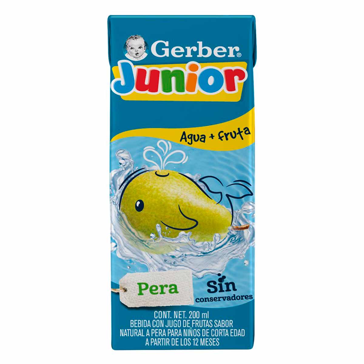 Bebida Hidratante Junior Splasher Etapa 4 Pera Tetrapack 200ml