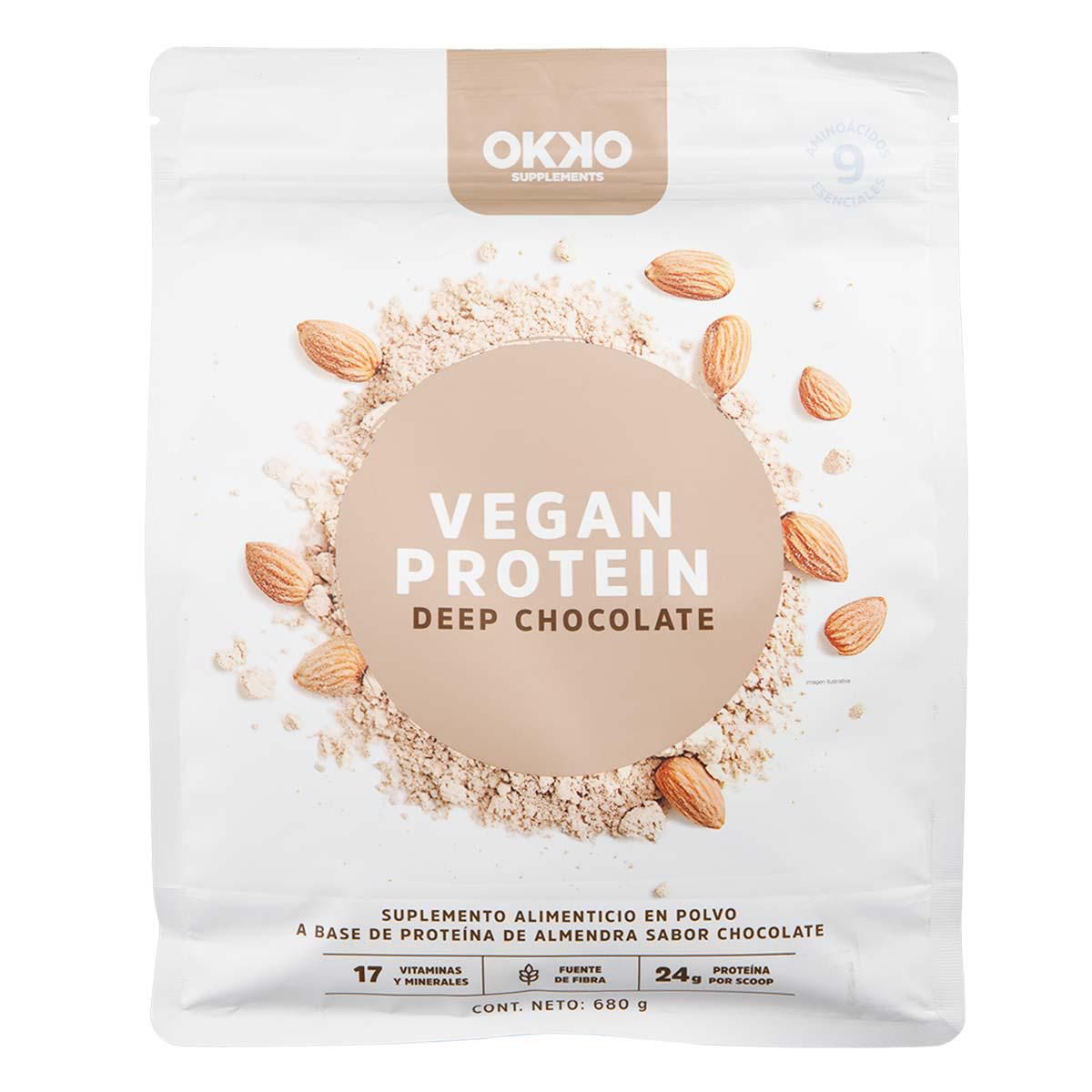 Proteína Okko Chocolate Vegana 680g