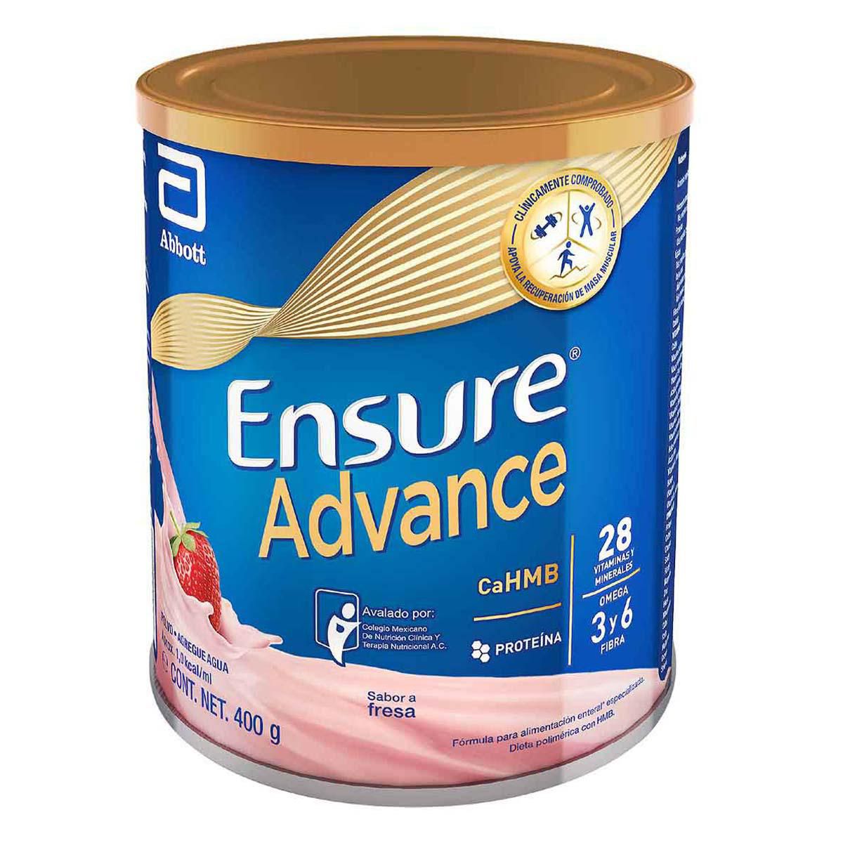 Fórmula Nutricional Ensure Advance Fresa 400g