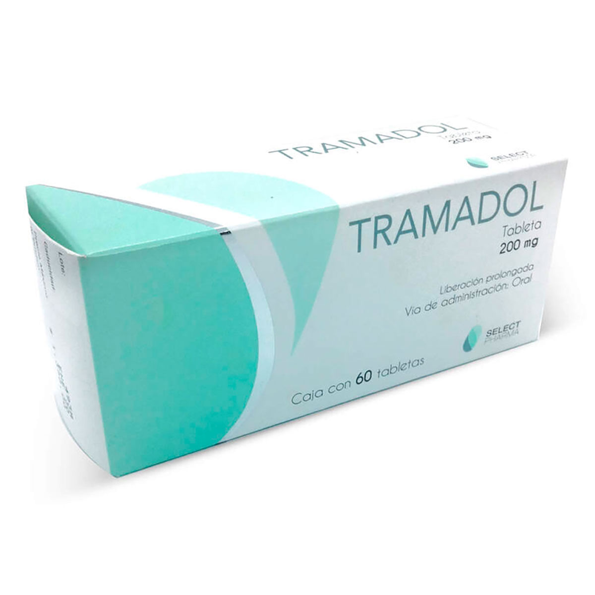 Tabletas Genéricas Tramadol 200mg Caja con 60 Tabletas
