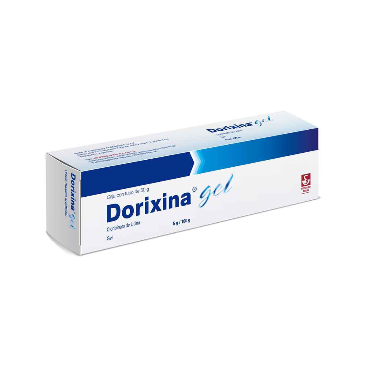 Dorixina Gel 50 gr - Tubo (Clonixinato de Lisina)