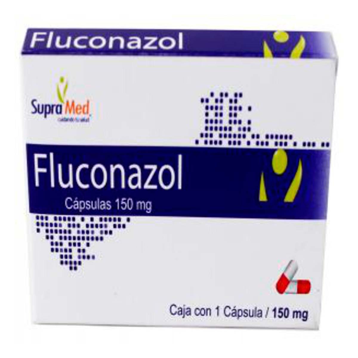 Cápsulas Fluconazol Supra Med 150mg Caja 1 Cápsula