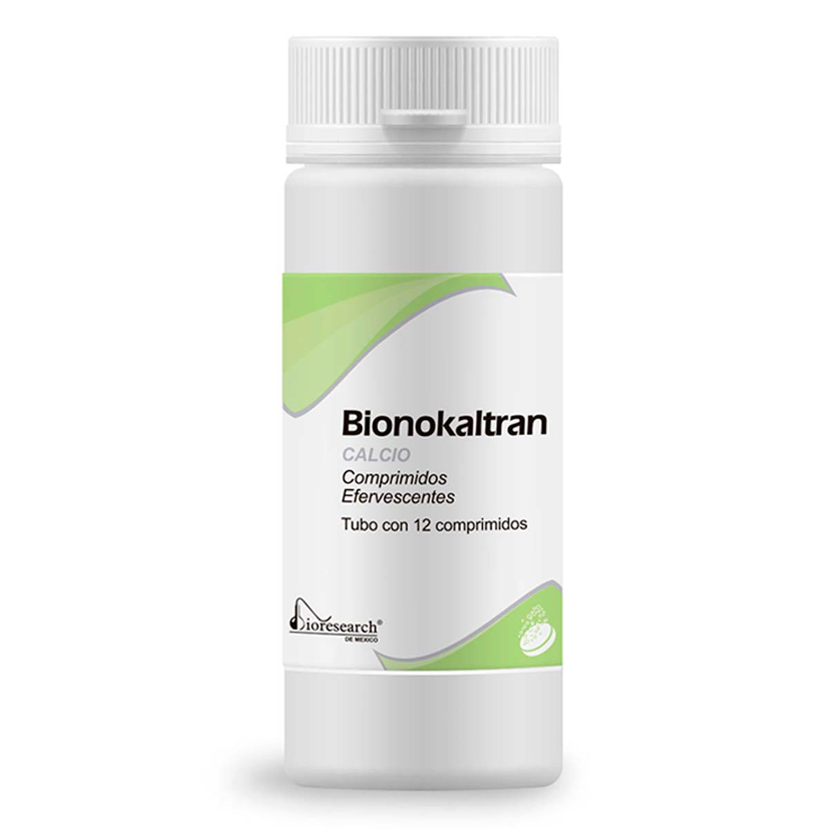 Comprimidos Genéricos Calcio 500mg Tubo con 12 Comprimidos