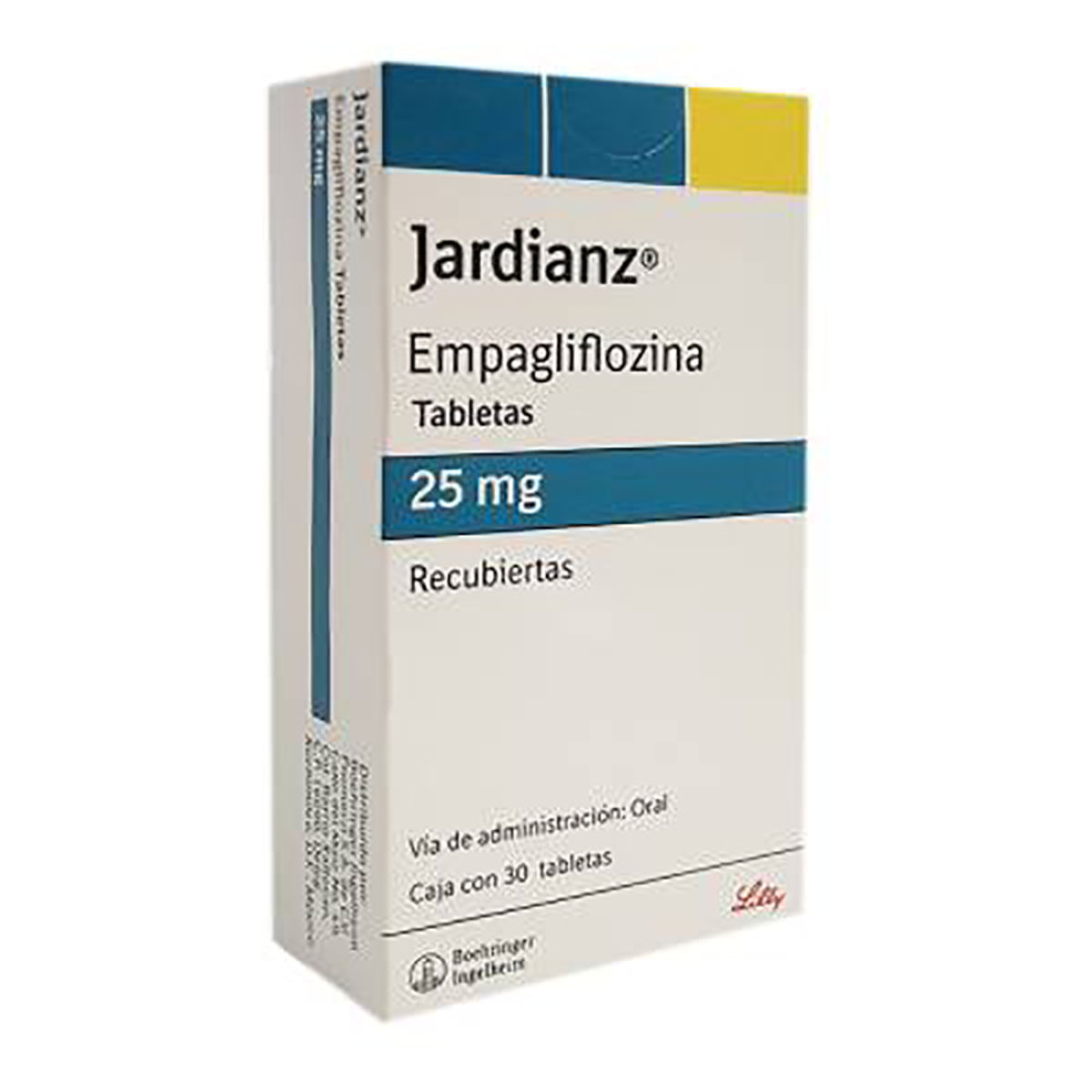 Tabletas Recubiertas Jardianz 25mg Caja con 30 Tabletas