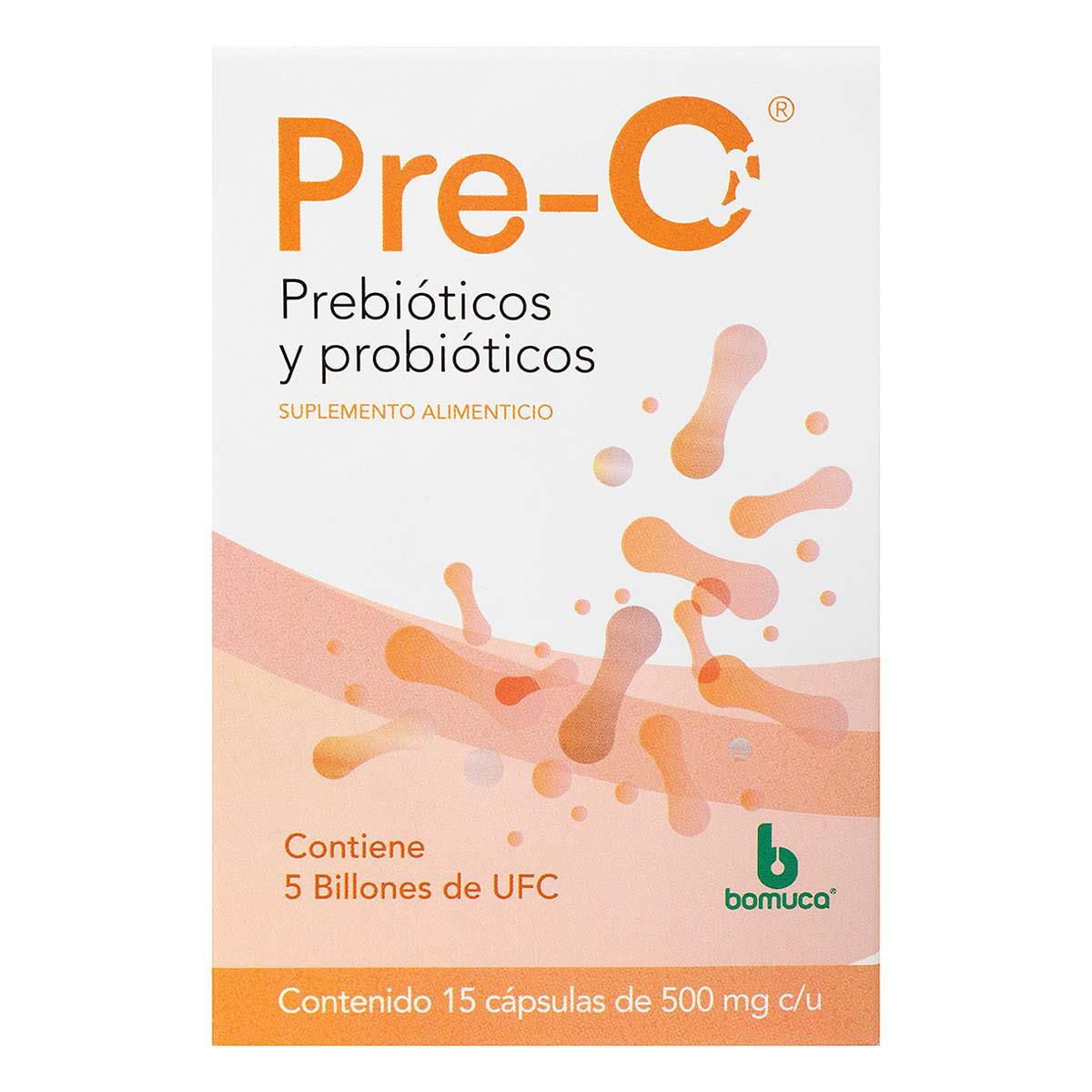 Suplemento Alimenticio Pre-O Prebióticos y Probióticos 5 Cápsulas