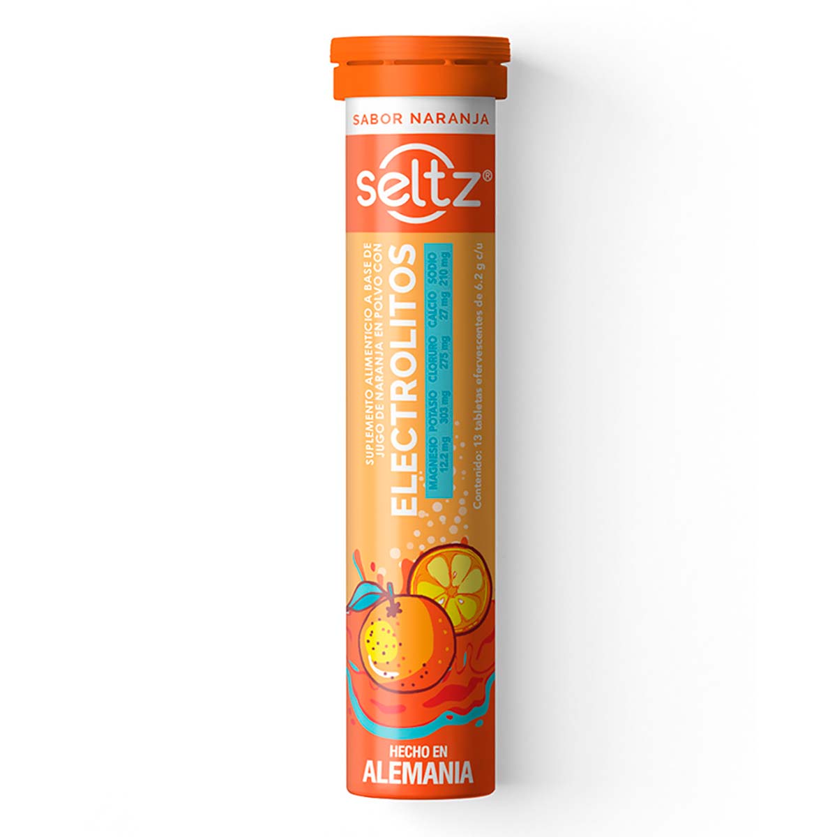 Electrolitos Seltz Naranja 81g