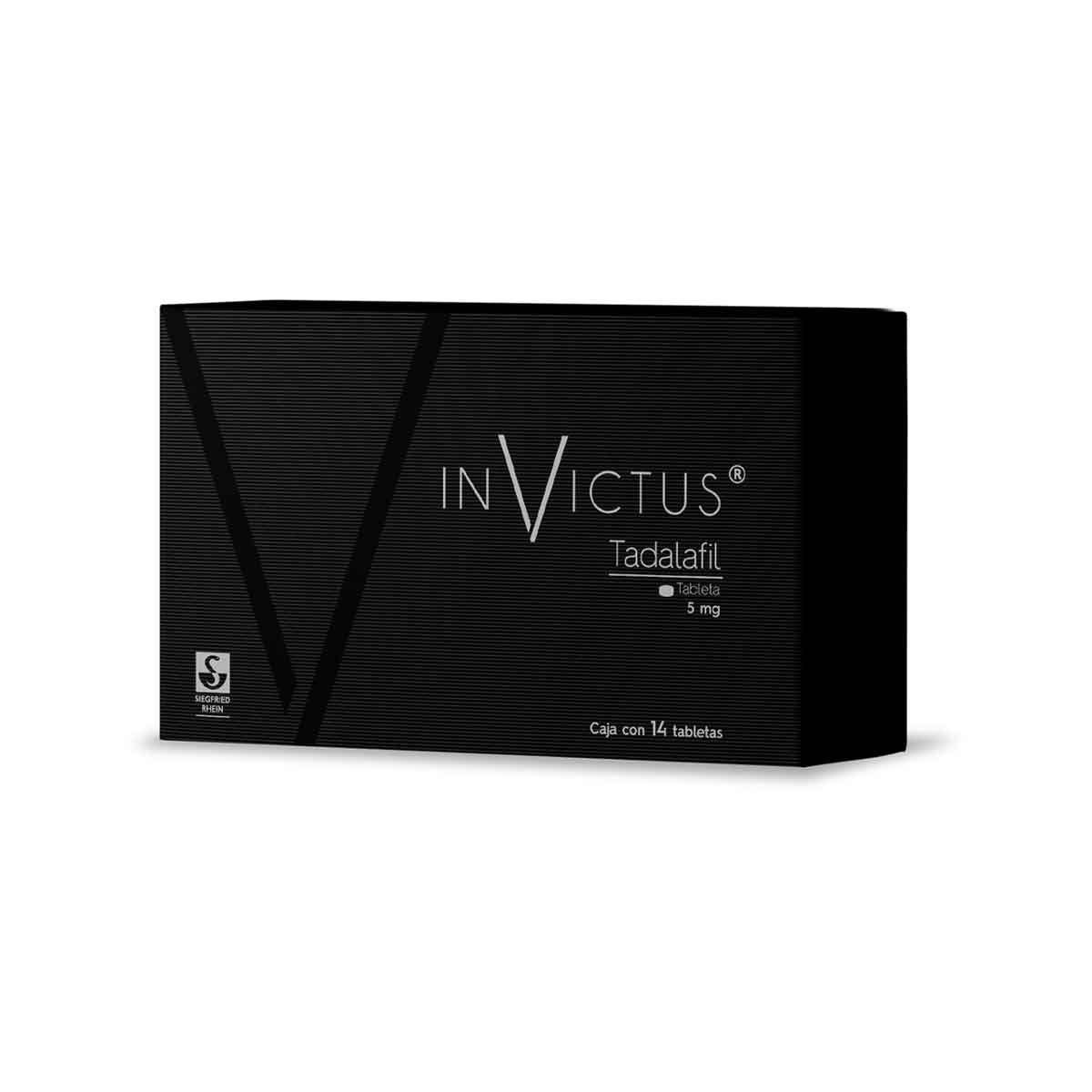 Invictus 5 mg - Caja con 14 tabletas (Tadalafil)