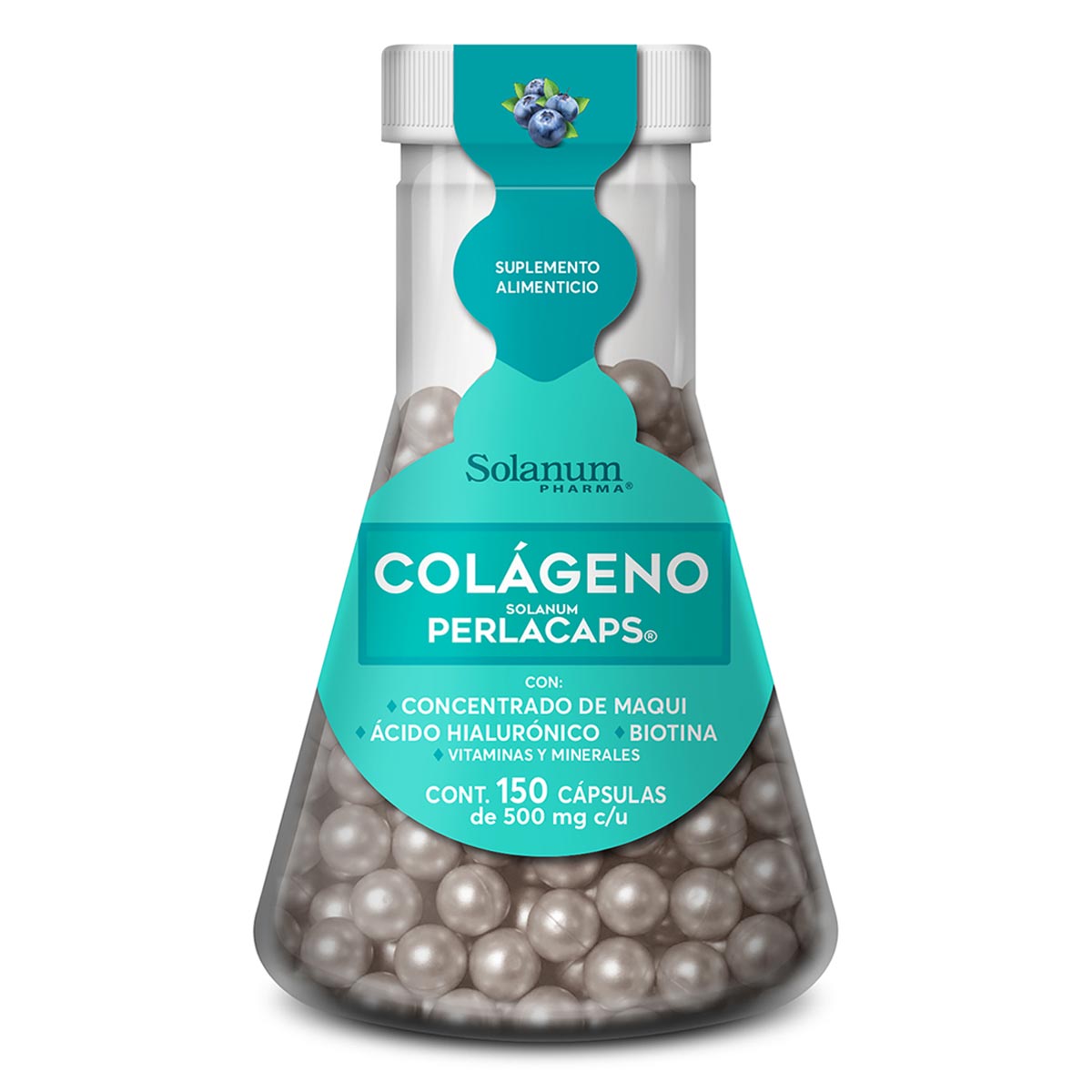 Colageno Solanum Perlacaps 150 Cápsulas 500