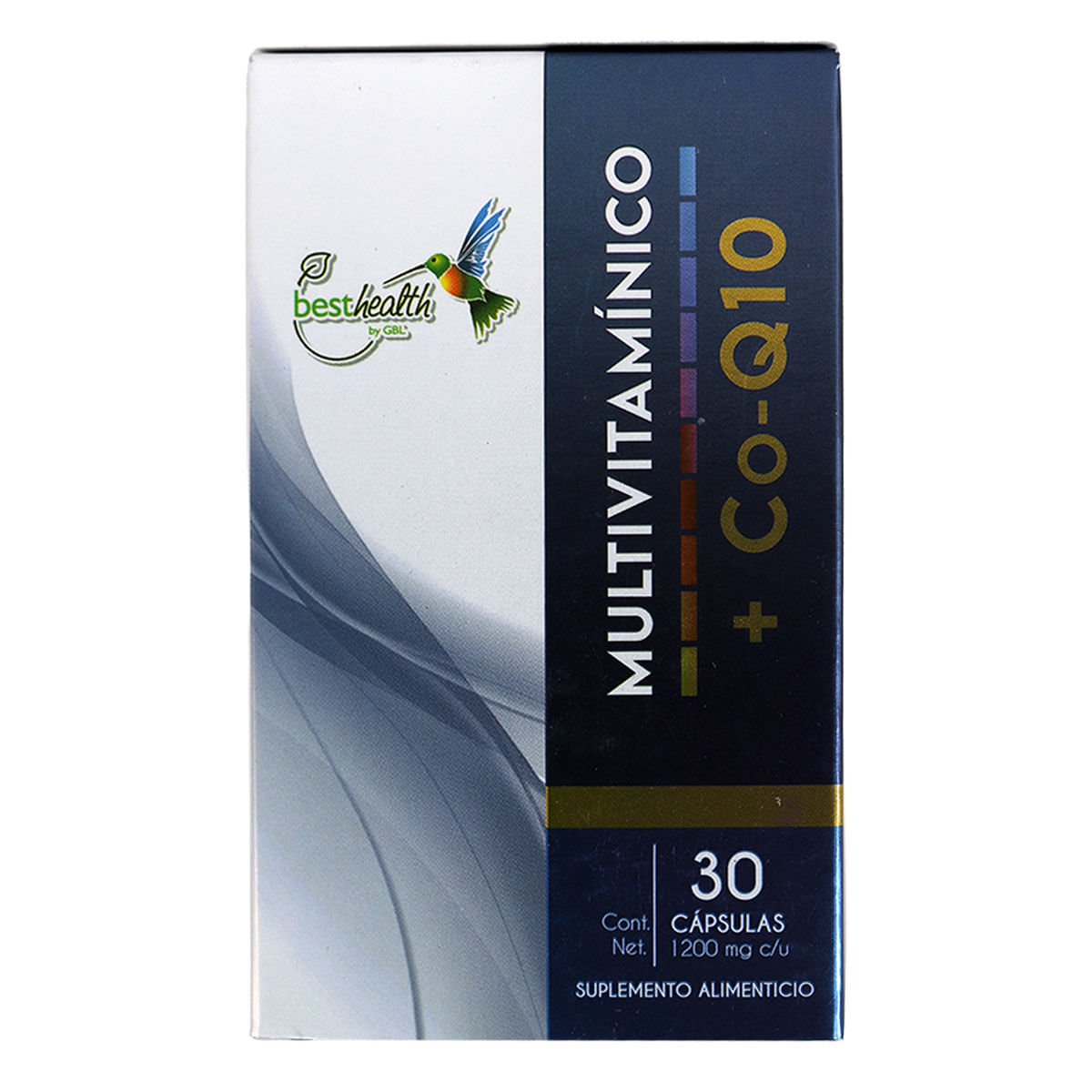 Suplemento Alimenticio Multivitamínico +Q10 1200mg 30 Cápsulas