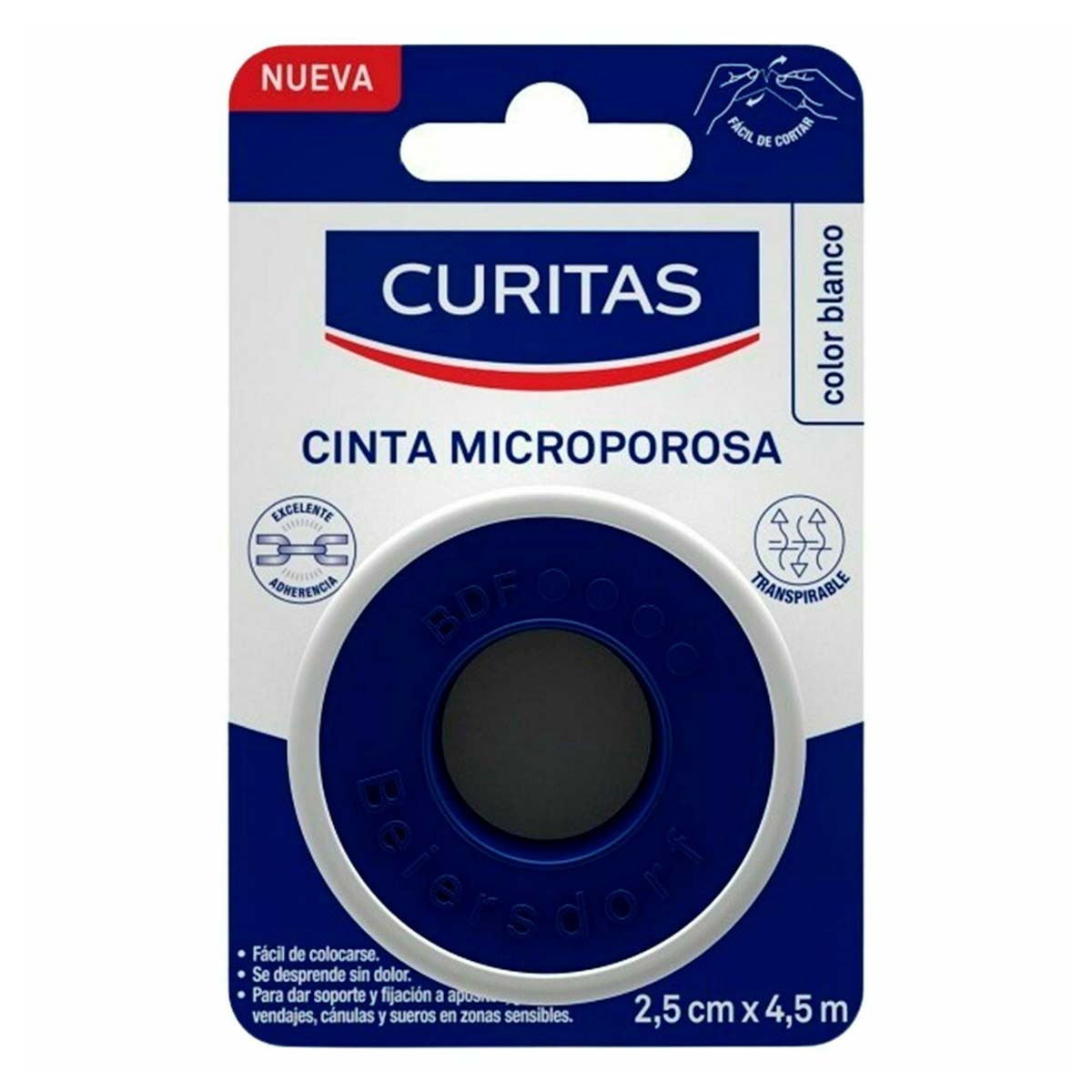 Cinta Adhesiva Curitas Microporosa