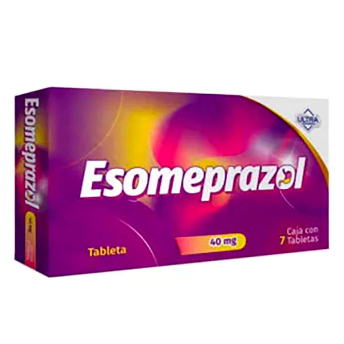 Tabletas Esomeprazol 40mg  Caja con 7 Tabletas