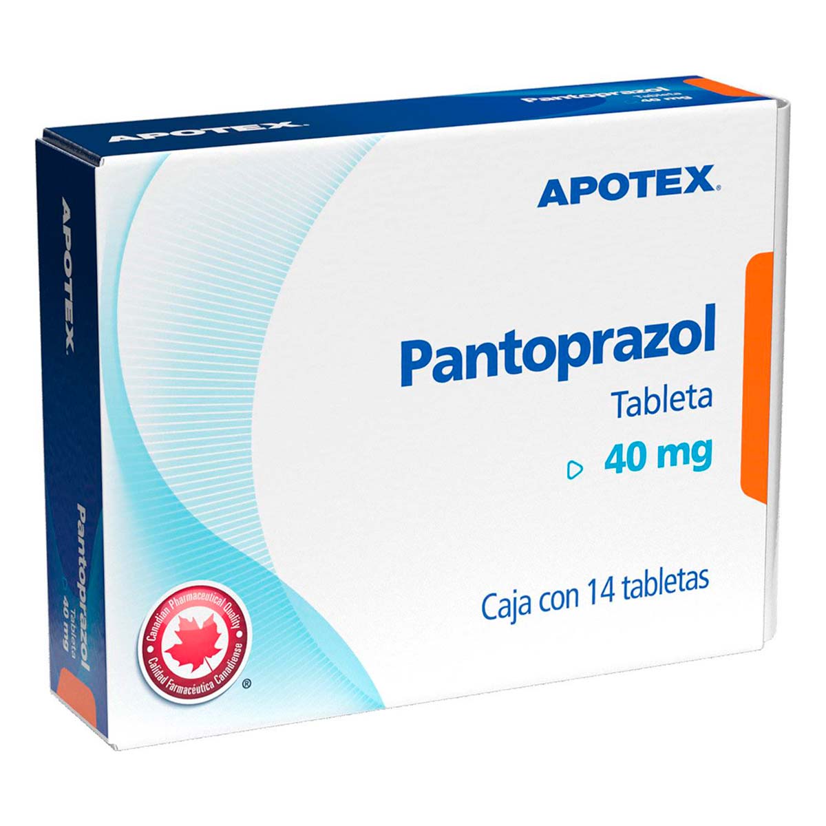 Tabletas Pantoprazol 40mg Caja con 14 Tabletas