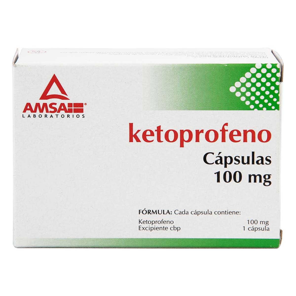 Cápsulas Ketoprofeno Caja con 15 Cápsulas 100mg