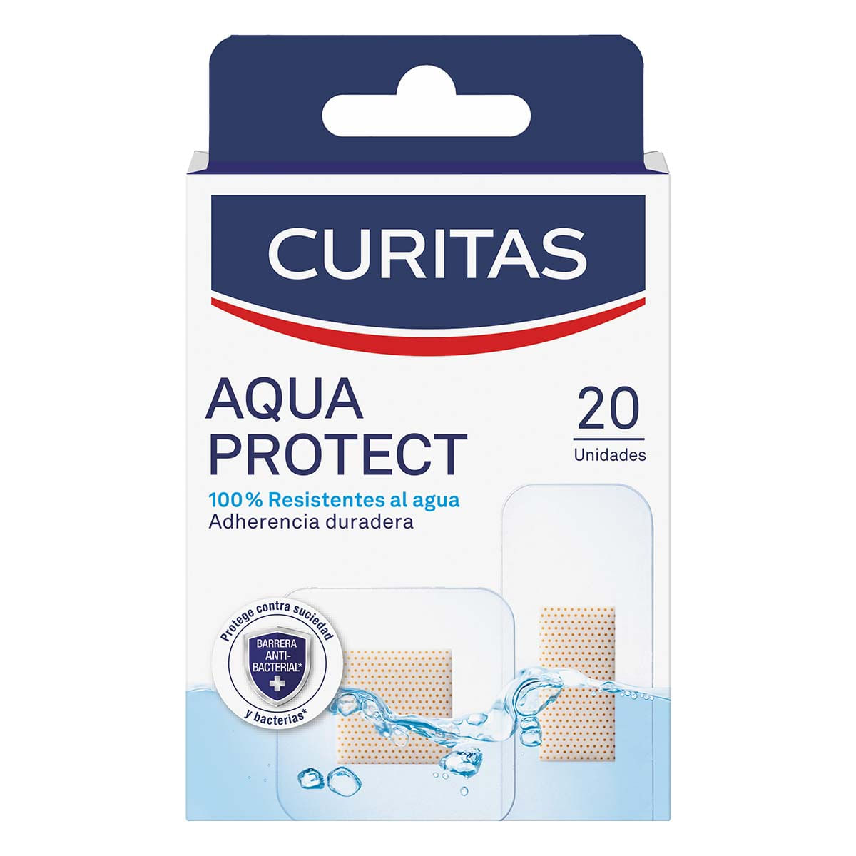 Venditas Adhesivas Curitas Aqua Protect Transparentes 20 Venditas