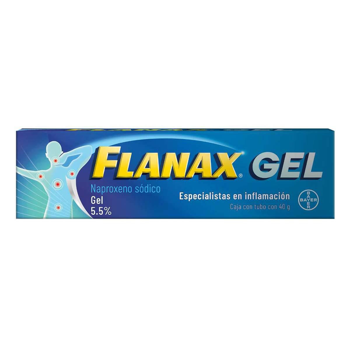 Flanax Naproxeno Desinflamatorio en Gel 1 Tubo 40g