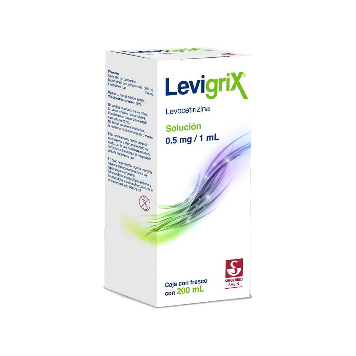 Levigrix 5 mg - Frasco 200 ml (Levocetirizina)