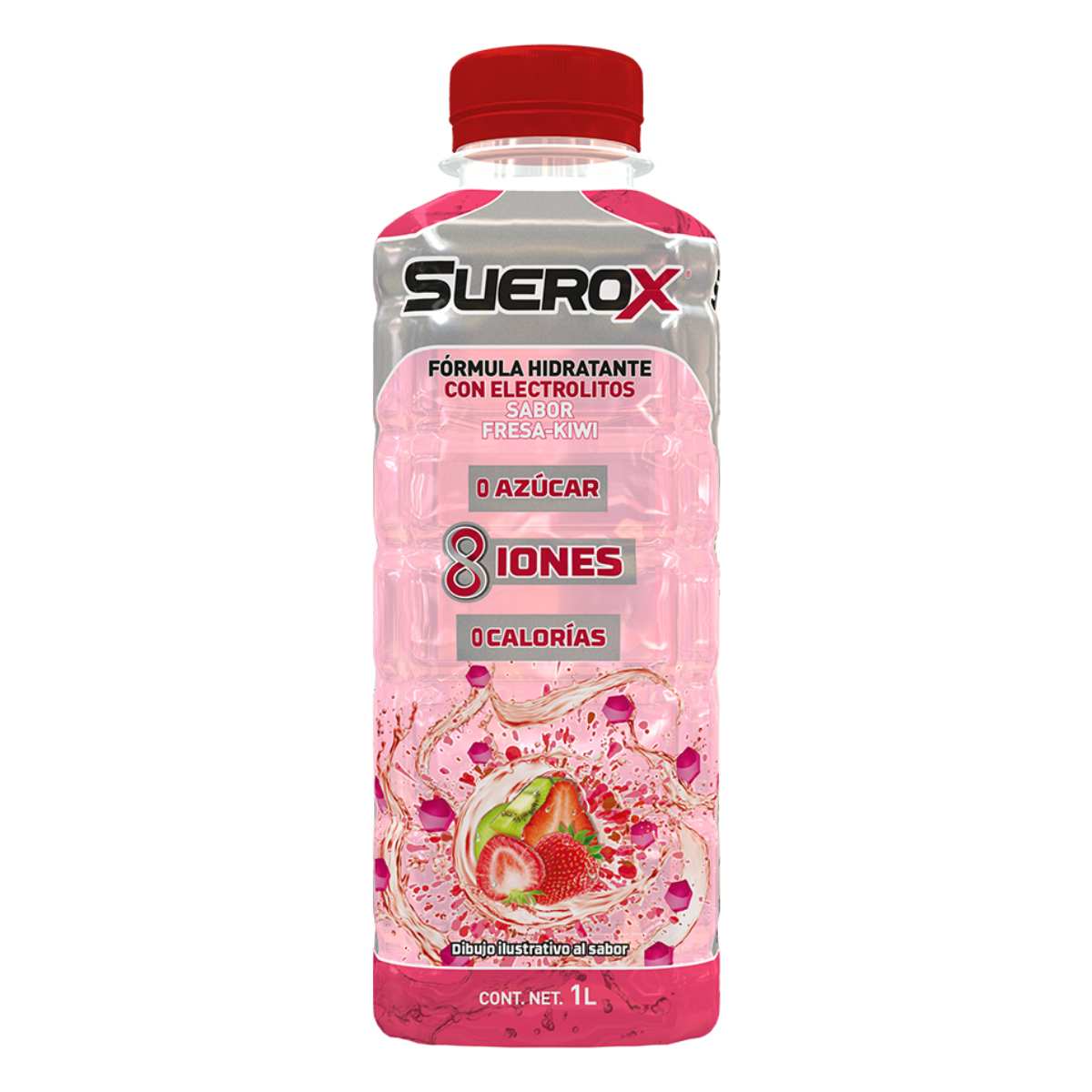 Bebida con Electrolitos Suerox Fresa Kiwi 1L