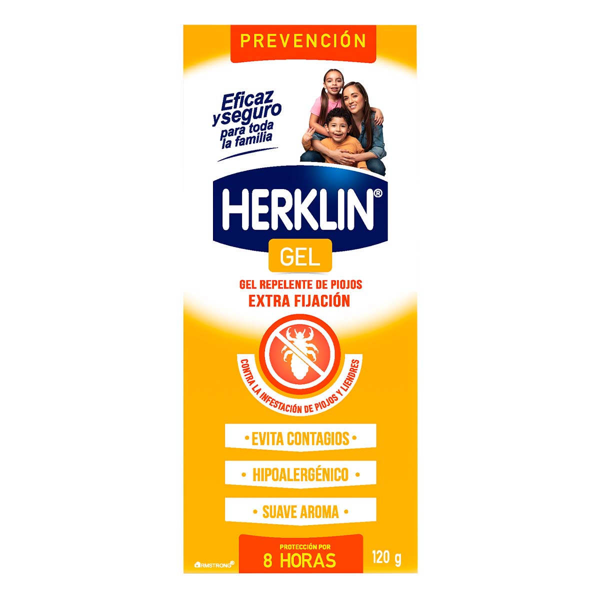 Repelente de piojos en Gel Herklin 120g