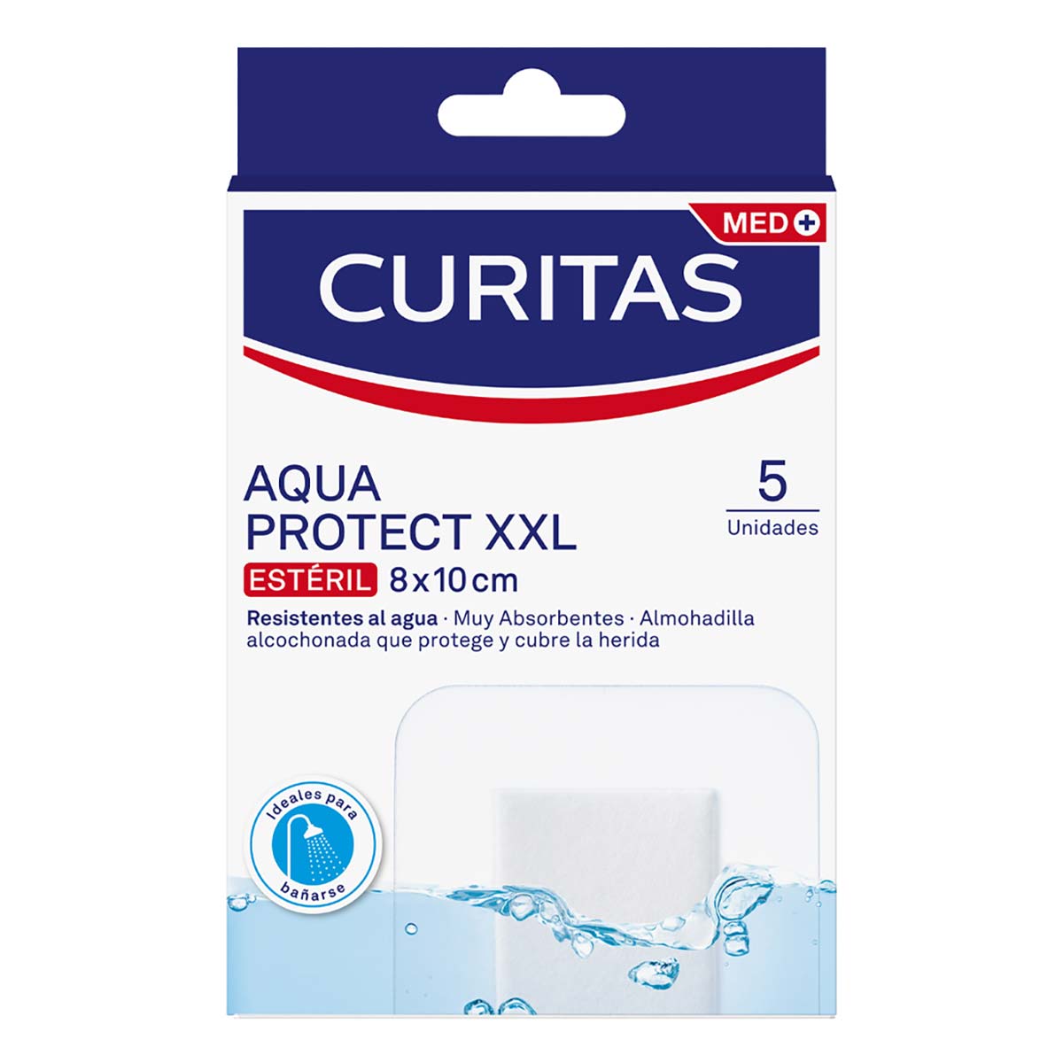 Venditas Adhesivas Resistentes Agua Curitas XXL 5 Piezas