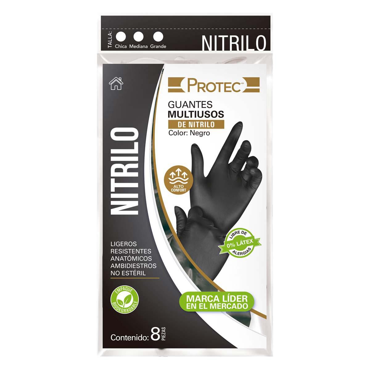 Guantes Latex Protec Nitrilo 8 Piezas
