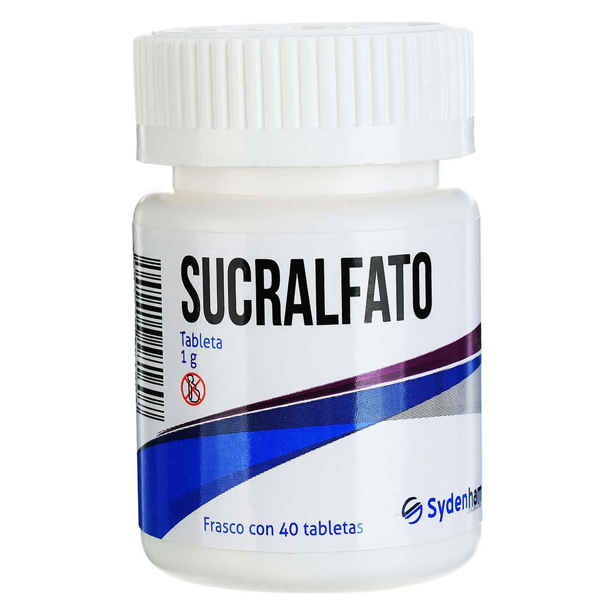 Tabletas Sucralfalto 1g 40 Unidades