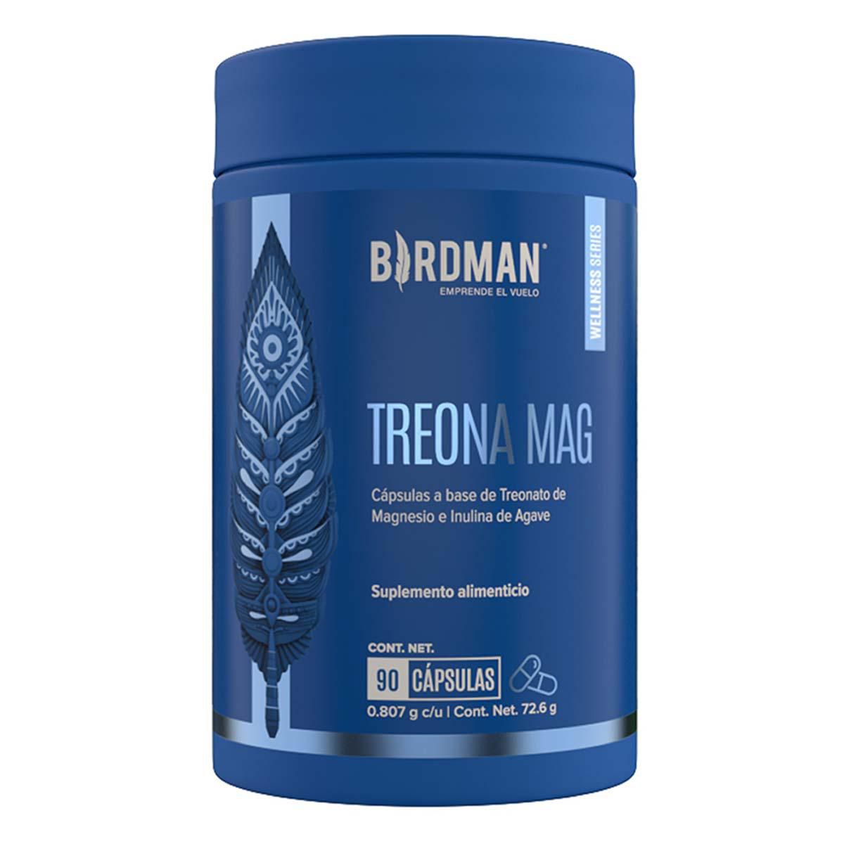 Suplemento Alimenticio Treonato de Magnesio Inulina de Agave 90 Cápsulas