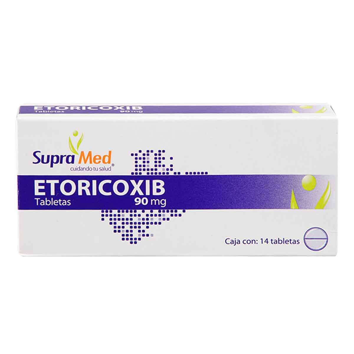 Etoricoxib Supramed  90mg 14 Tabletas