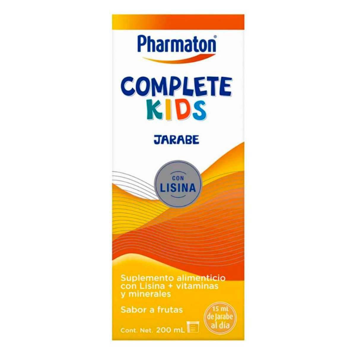 Pharmaton Complete Kids Suplemento Alimenticio en Jarabe, 100 ml