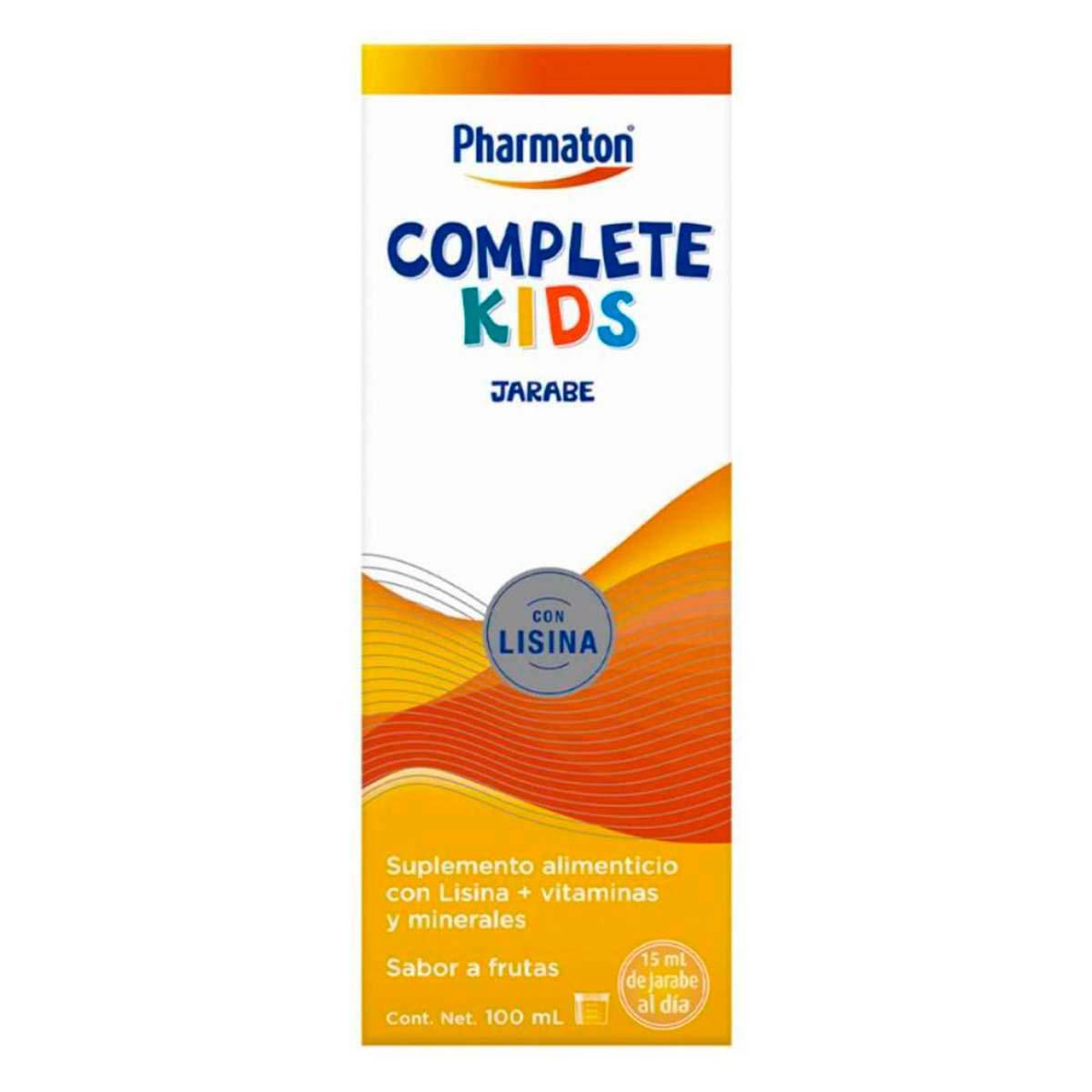 Pharmaton Complete Kids Suplemento Alimenticio en Jarabe, 200 ml.