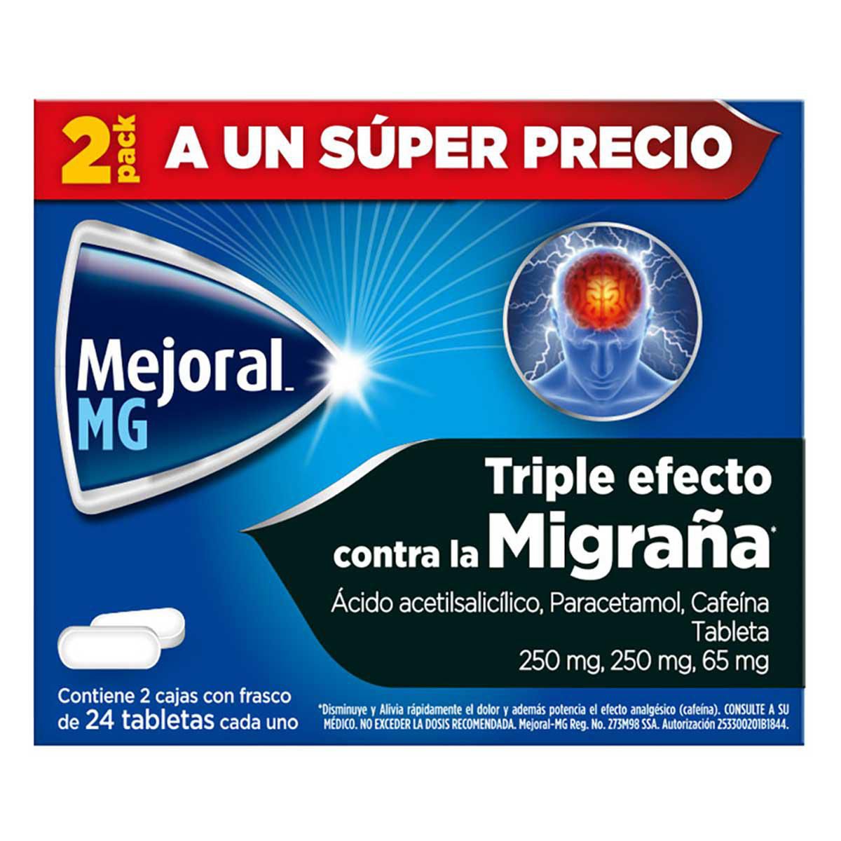 Mejoral MG Migraña 2x 24 Tabletas