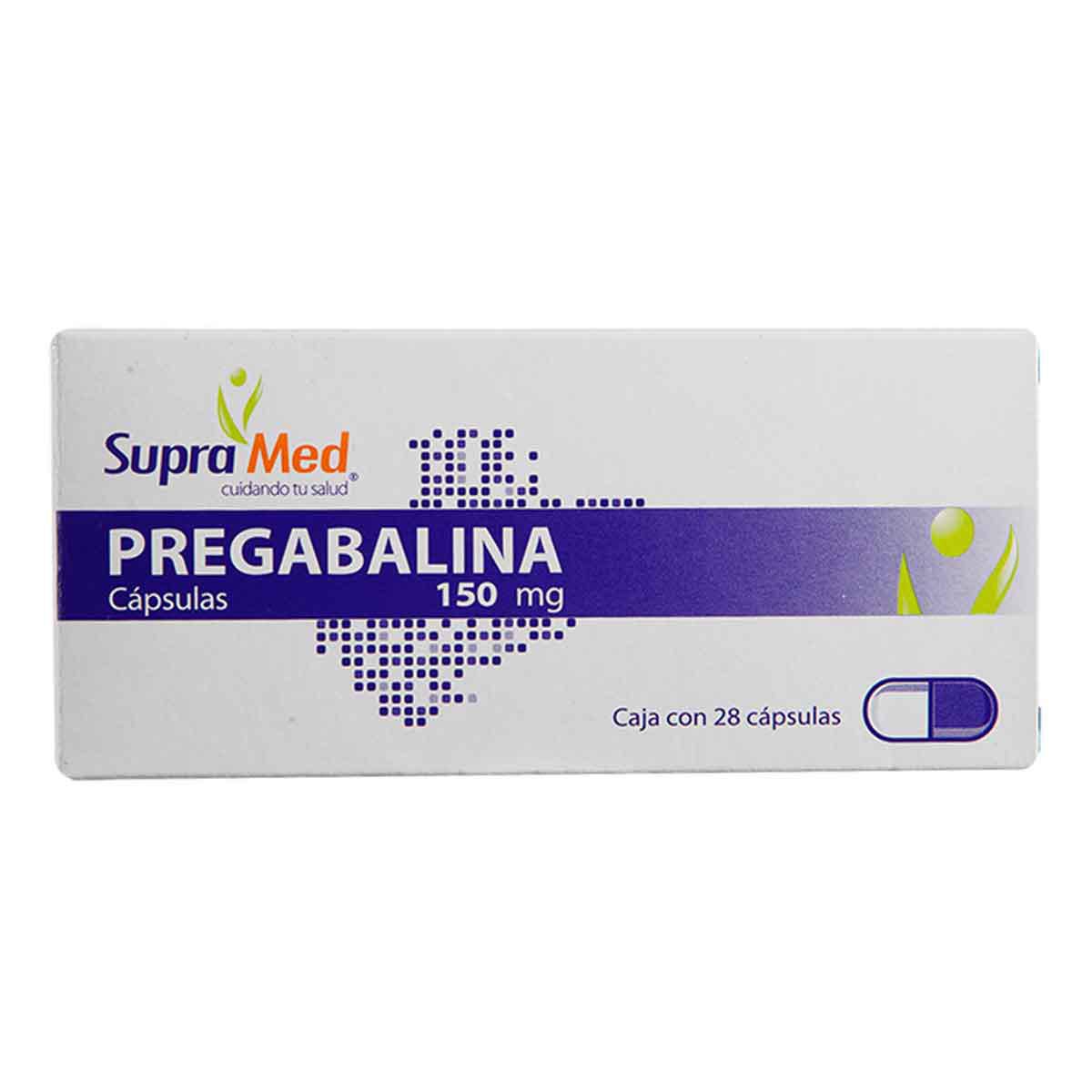 Pregabalina 150mg Gi SupraMed  28 Cápsulas