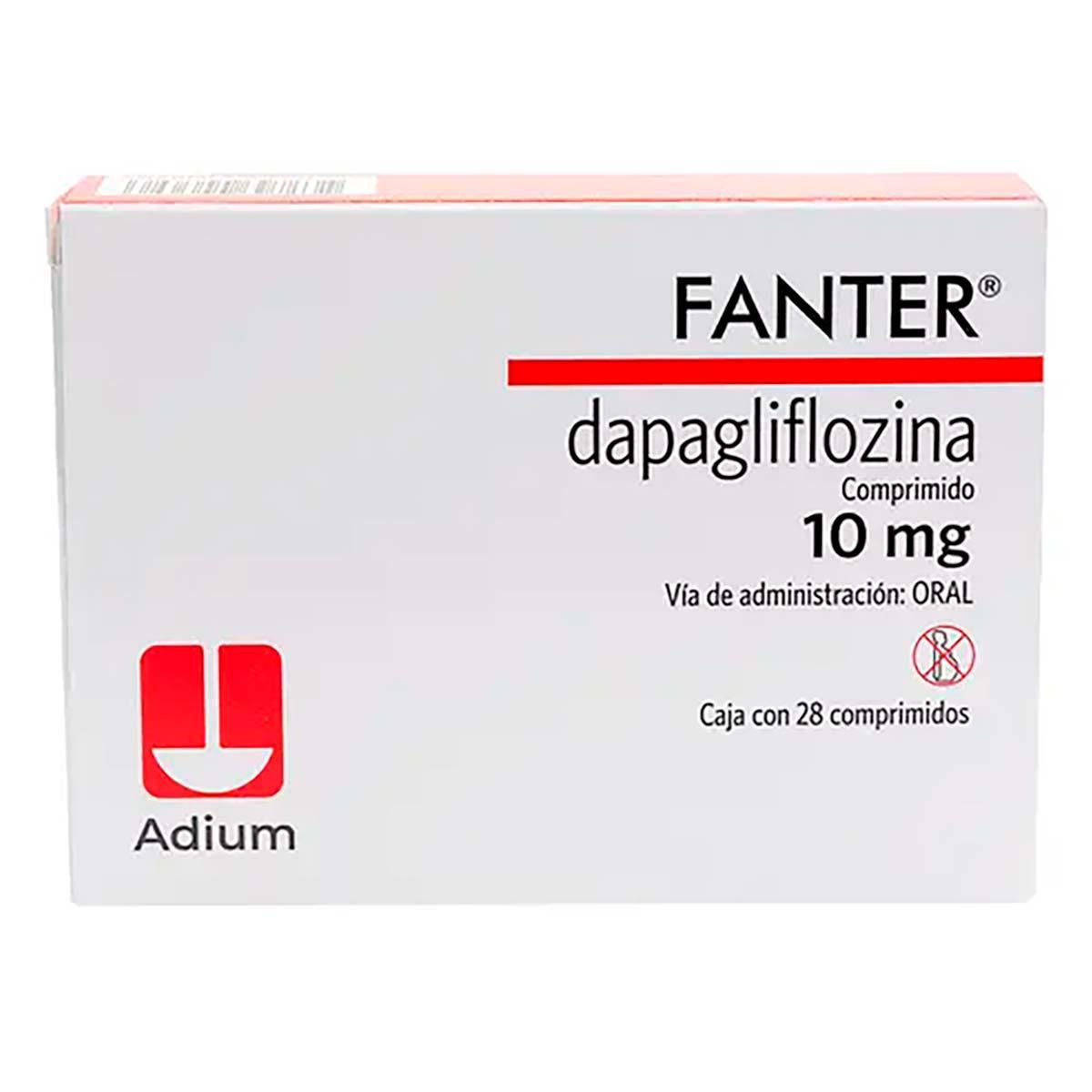 Comprimidos Fanter Dapagliflozina 14 Unidades