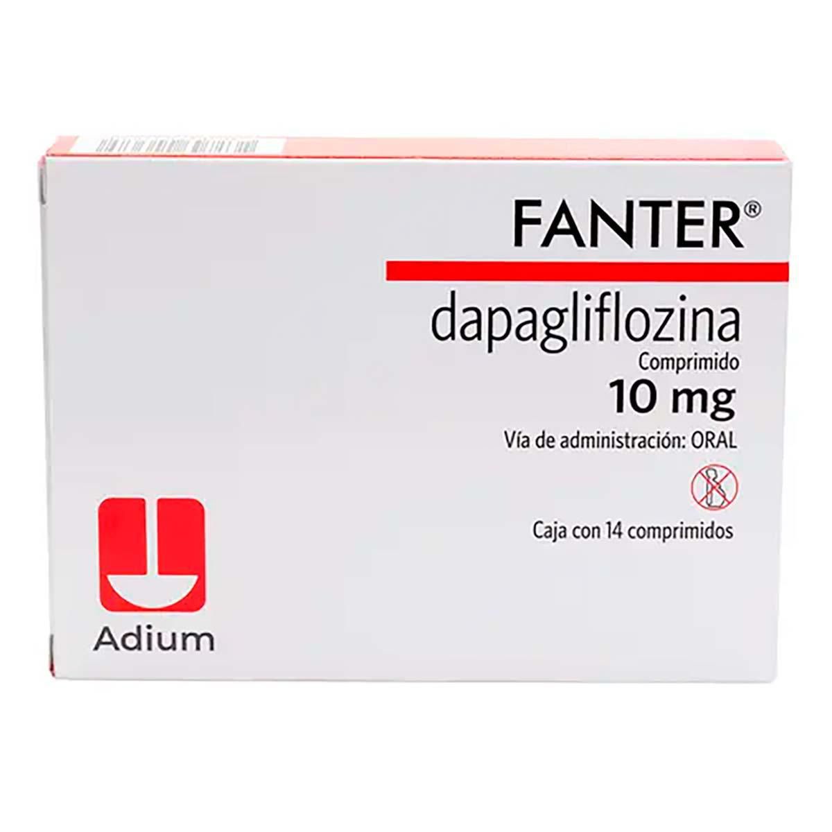 Comprimidos Fanter Dapagliflozina 28 Unidades