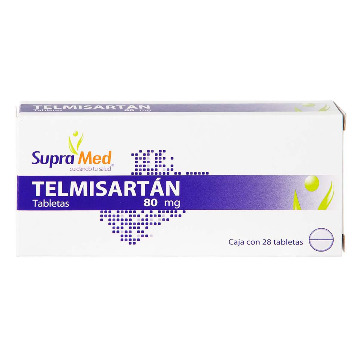 Telmisartan Supramed 28 tabletas 80mg