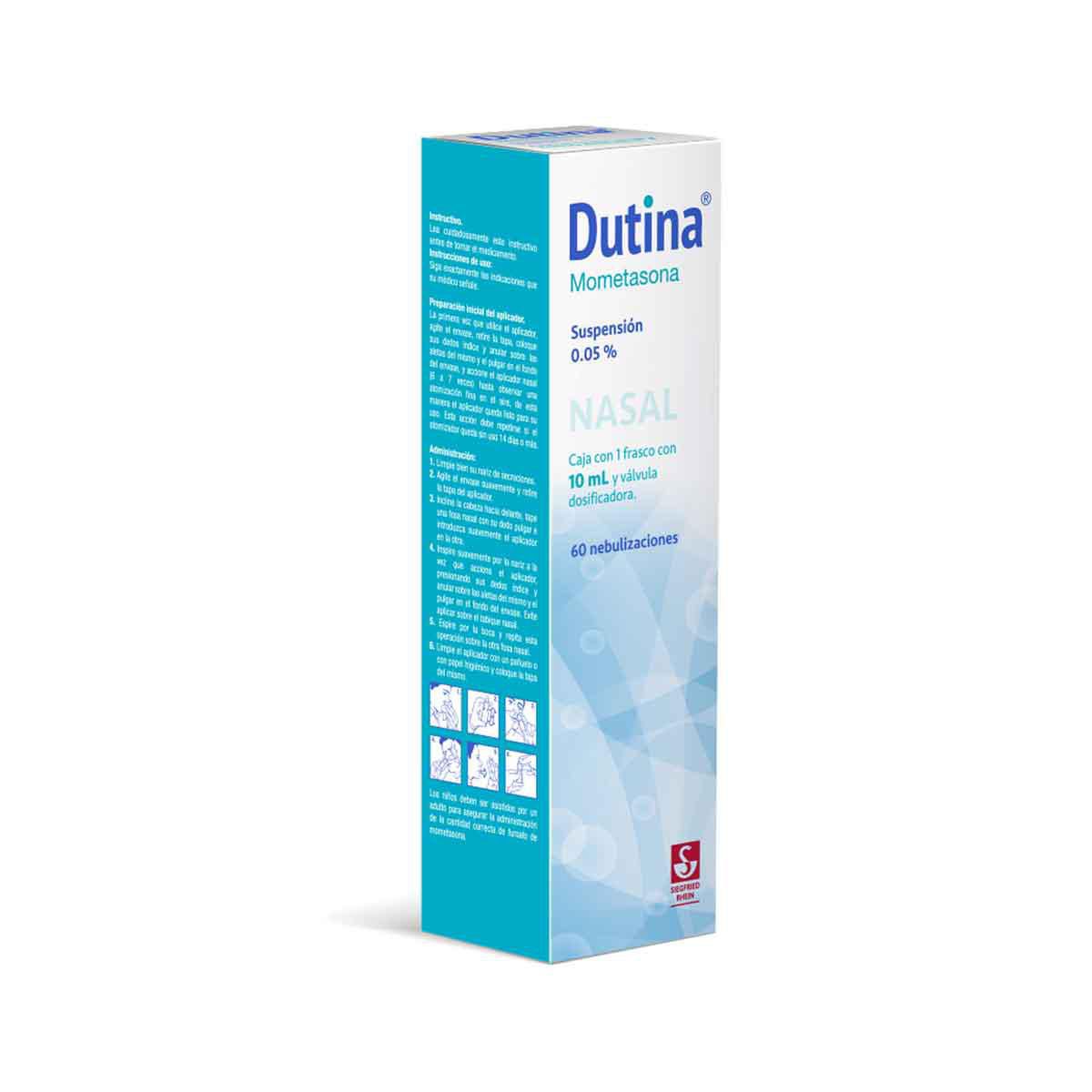 Dutina 10 g - Spray Nasal Pediátrico 60 dosis (Mometasona)