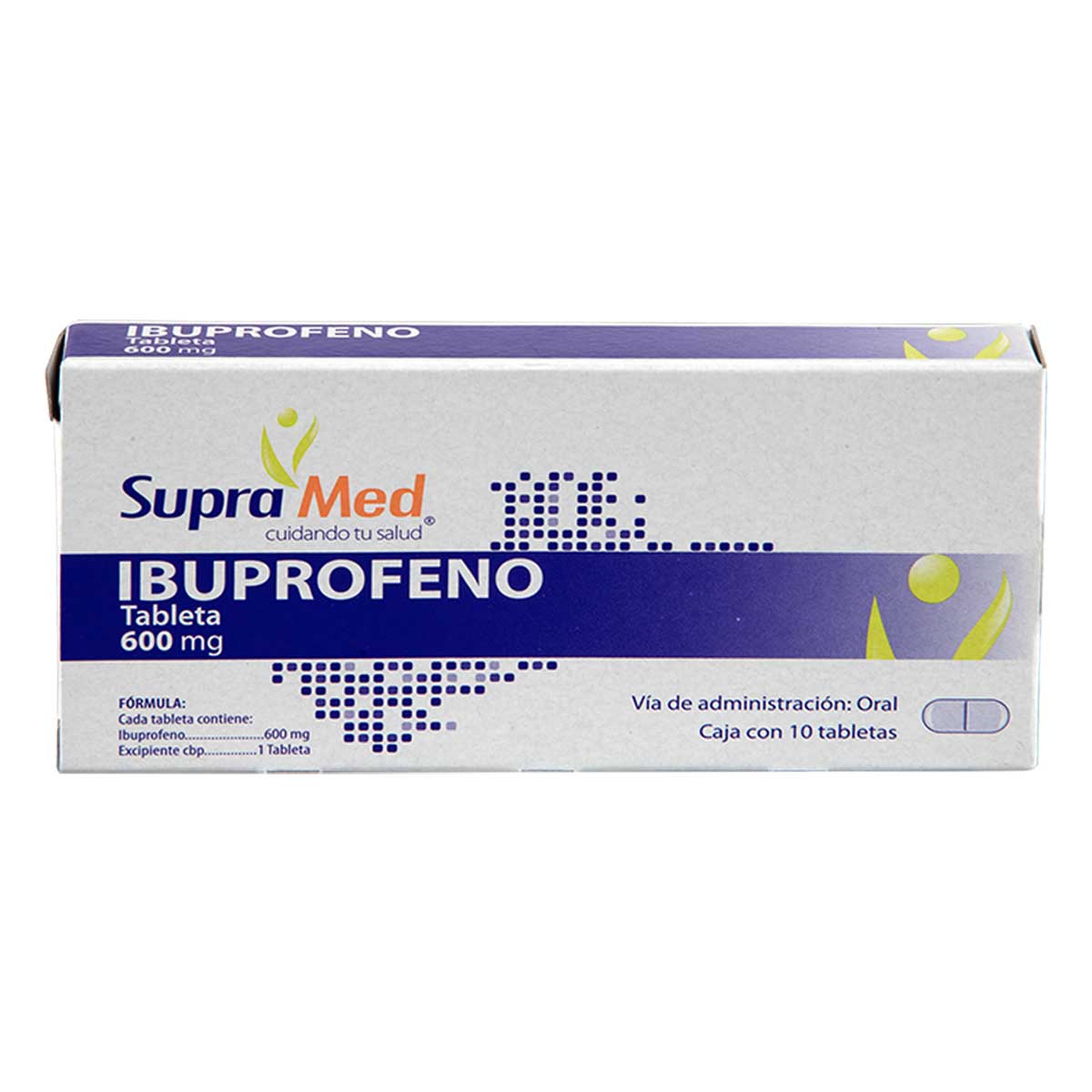 Ibuprofeno Supramed 10 Tab 600 Mg