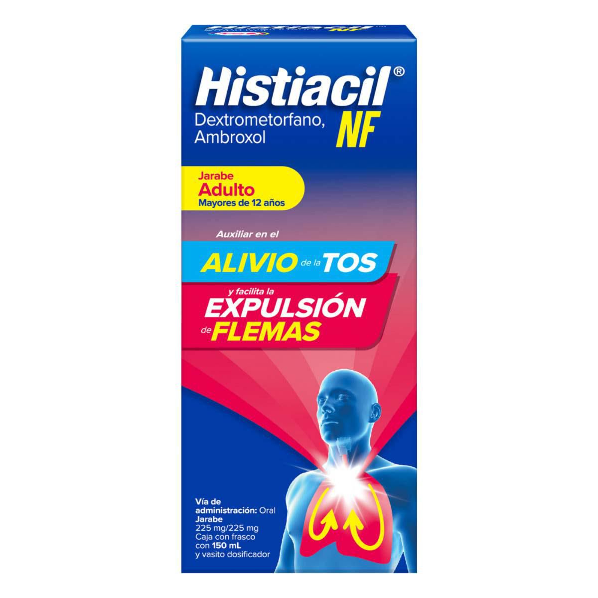 Histiacil NF Jarabe para la Tos Adultos Alivio Rápido y Efectivo 150ml